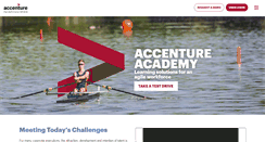 Desktop Screenshot of accentureacademy.com